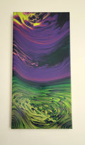 "Where Color Learns to Breathe" 10x20" Original Acrylic Pour on Canvas