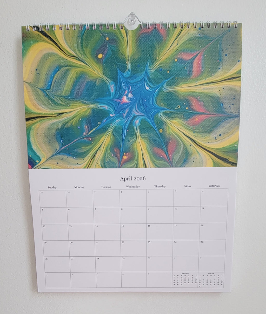 Waves of 2026: A Pisces Painting Owl Calendar