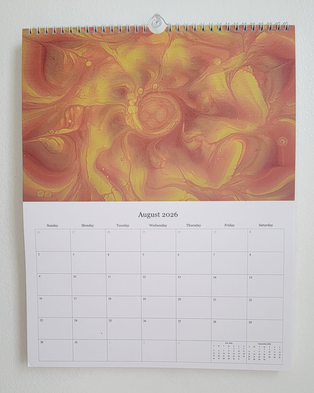 Waves of 2026: A Pisces Painting Owl Calendar
