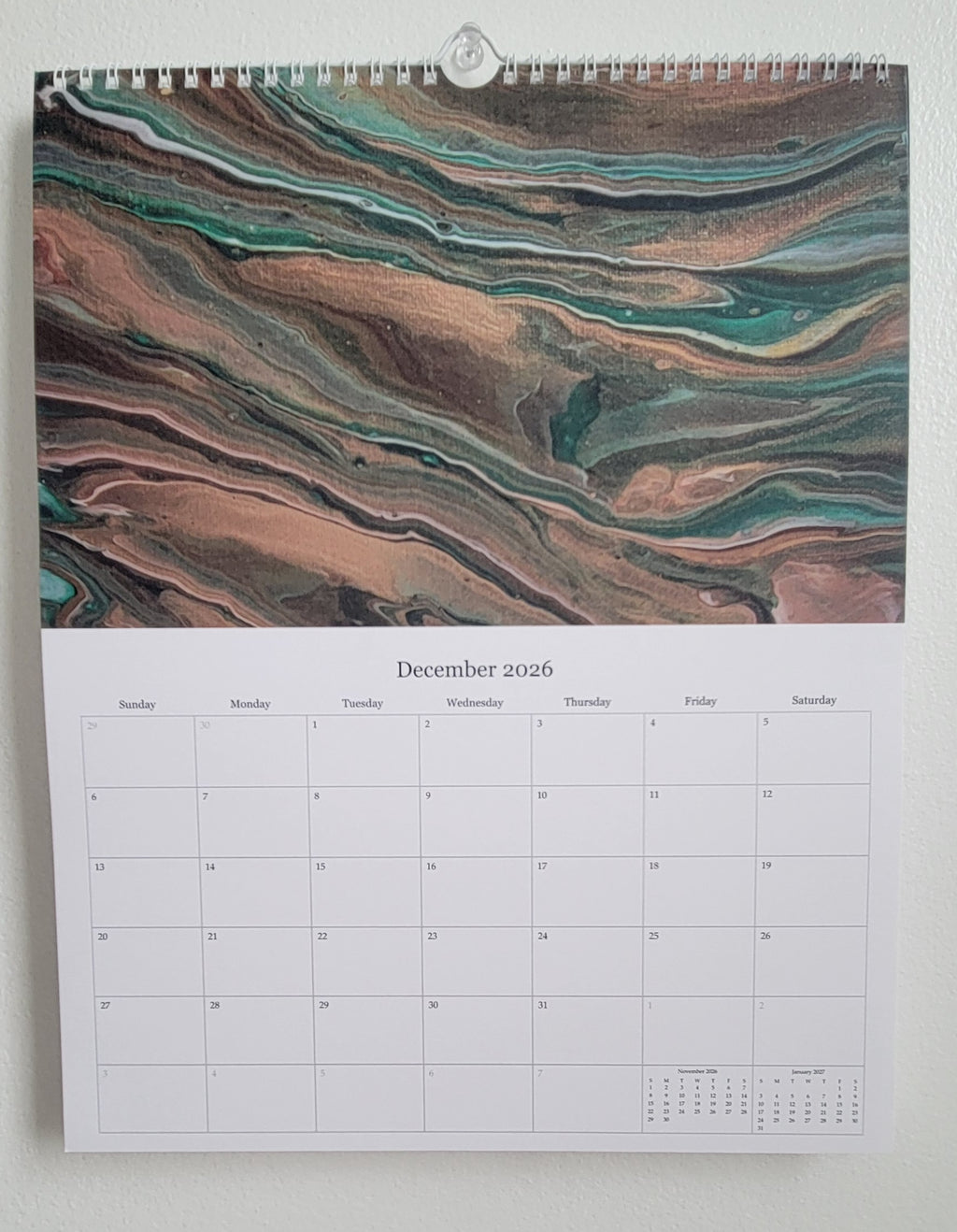 Waves of 2026: A Pisces Painting Owl Calendar