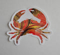 3" Maryland Crab Waterproof Vinyl Sticker