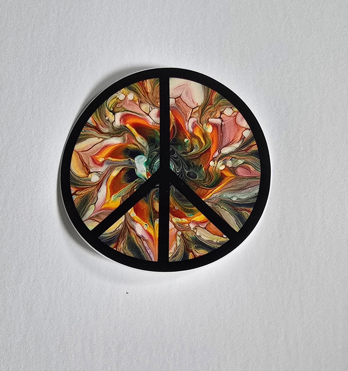 Peace symbol 3" Waterproof Vinyl Sticker